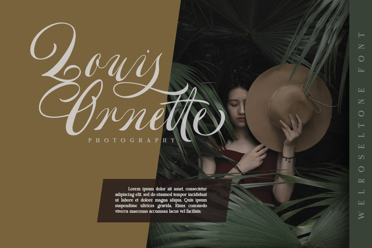 Welroseltone - Unique Script Font, a Script Font by Letterhend Studio (Photo 8 of 10)