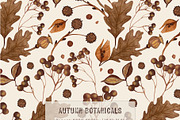 Autumn Botanicals Clipart & Patterns, an Object Graphic by ArtPavo (Thumbnail 3 of 10)