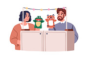 Puppet show, toy theater for kids, a Person Illustration by Good Studio (Thumbnail 7 of 8)