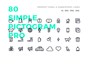 80 Simple Pictogram Pro