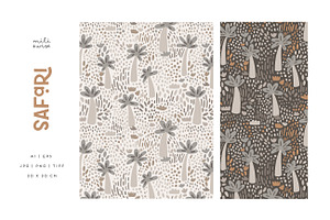 Safari Kids Pattern Collection