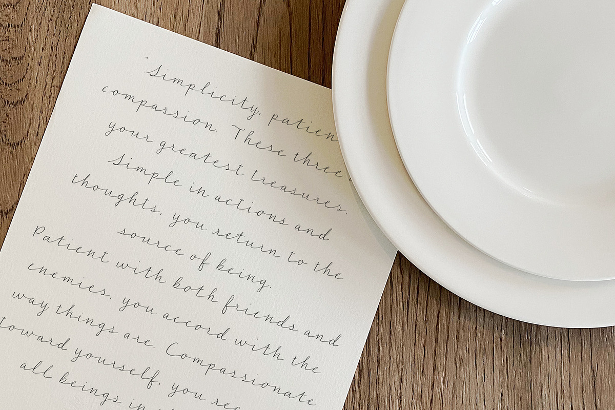 Autumn June Handwritten Script Font, a Font by Evoke Type Studio (Photo 9 of 12)
