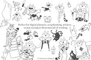Hand-Drawn Cat Doodle Bundle, an Education Illustration by Anastasiya Klempach (Thumbnail 4 of 10)