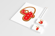 Christmas Cookies Alphabet [Vector], an Object Graphic by Chuhastock (Thumbnail 9 of 9)
