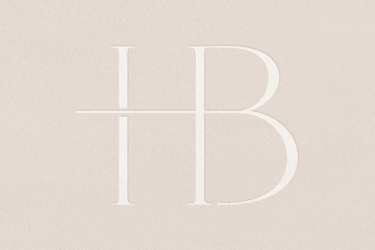 HB monogram logo, a Branding & Logo Template by LINKED LETTERS STUDIO