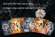 Printable Halloween advent calendar, a Decorative Illustration by Mrs.Swan_Design (Thumbnail 3 of 4)