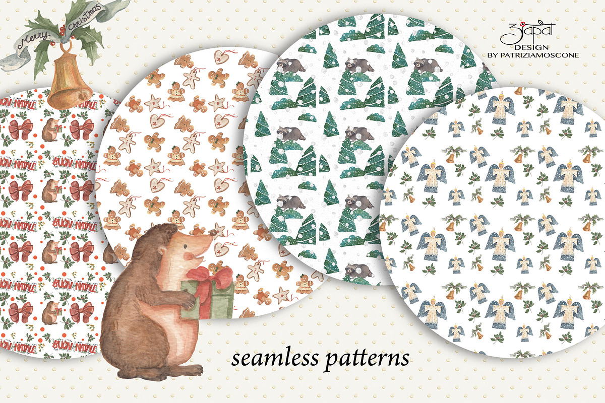 Christmas time paper, a Pattern Graphic by patriziamoscone (Photo 3 of 4)