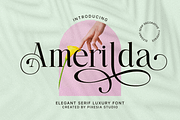 Amerilda – Elegant Luxury Serif Font, a Serif Font by Pixesia Studio (Thumbnail 1 of 10)