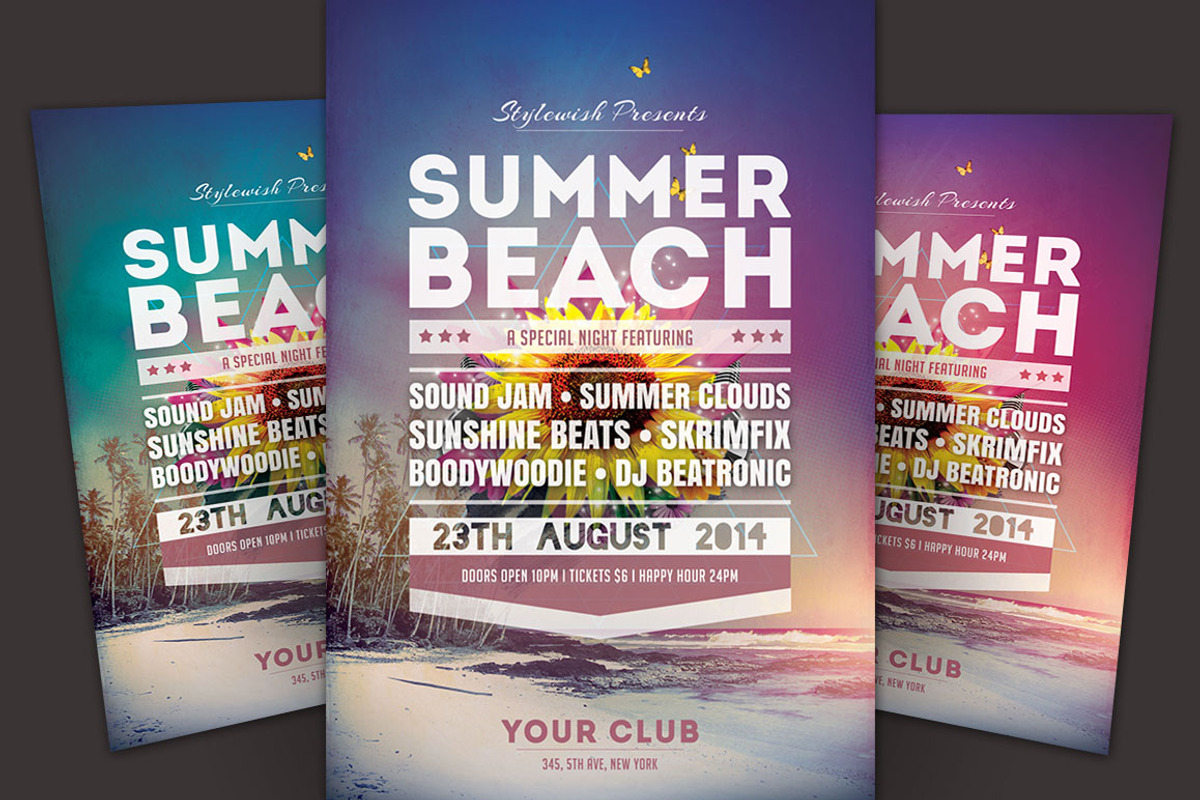 SALE% Summer Flyer Bundle Vol01, a Flyer Template by styleWish (Photo 4 of 4)