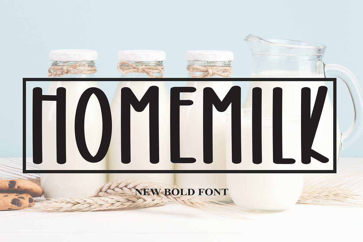 Homemilk | Script Font, a Script Font by Scratchones (Photo 1 of 8)
