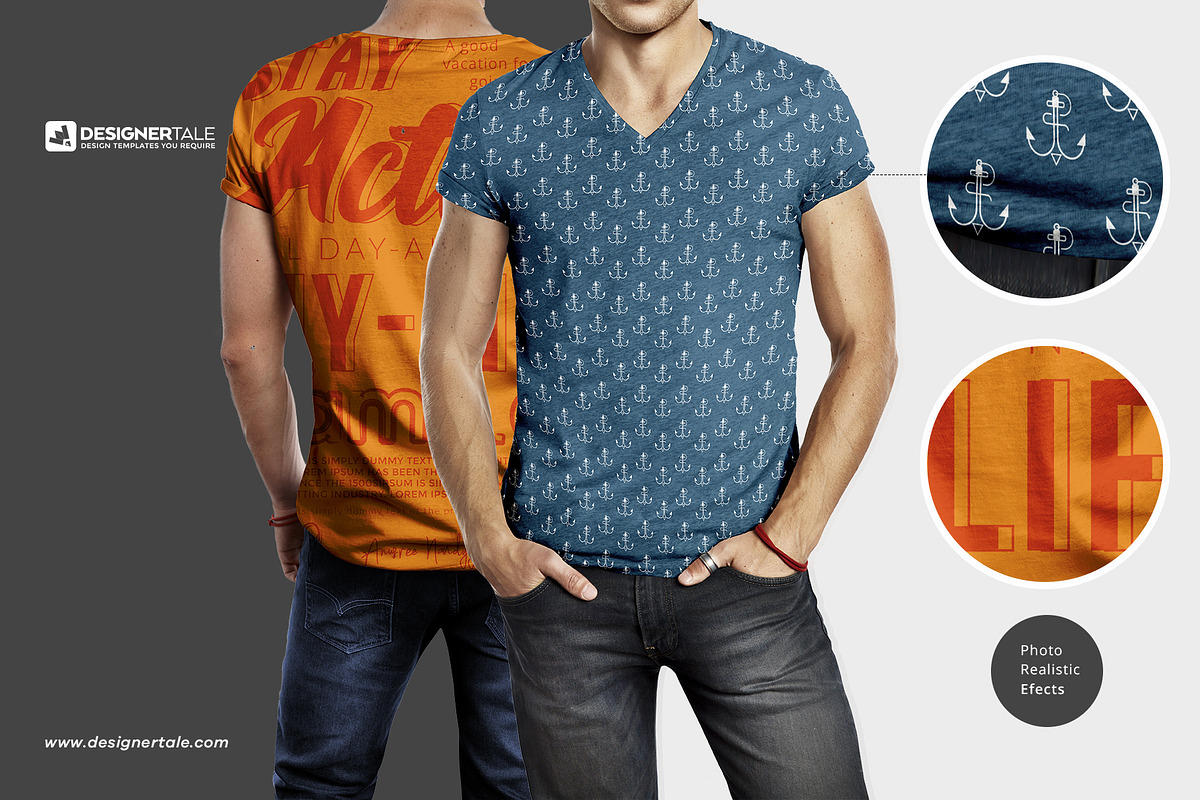 Muscular Men T Shirt Mockup Template, a Shirt Mockup by Designertale (Photo 2 of 5)