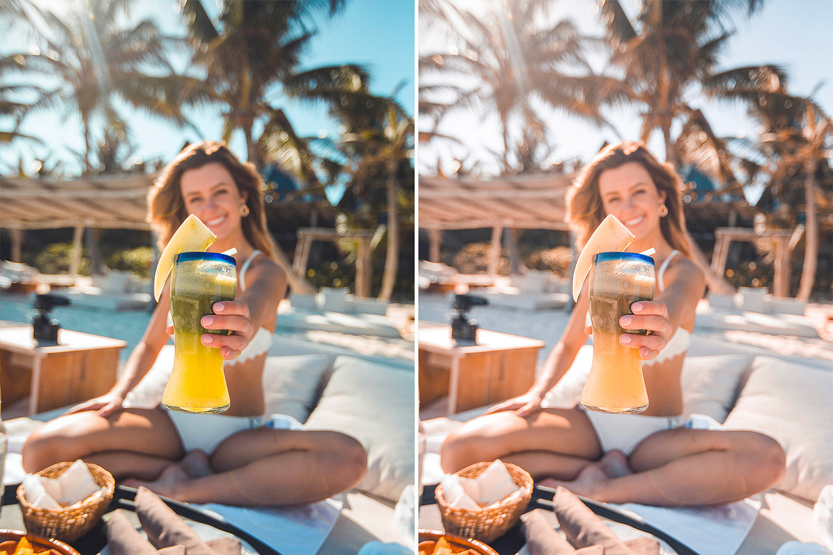 10 Summer Beach Presets, a Preset Add-On by Presets by Yevhen (Photo 5 of 9)