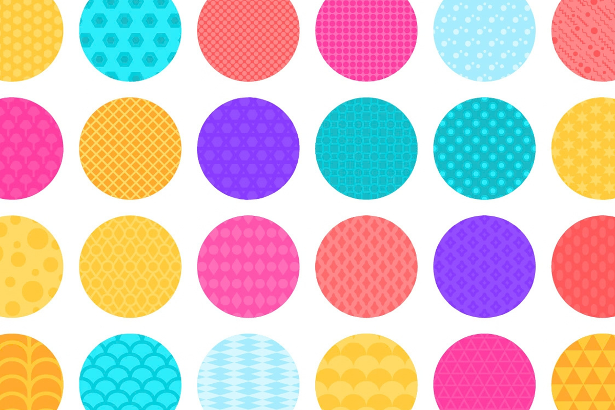 Patterned Circles – 50 Shapes, a Decorative Illustration by barsrsind (Photo 3 of 3)