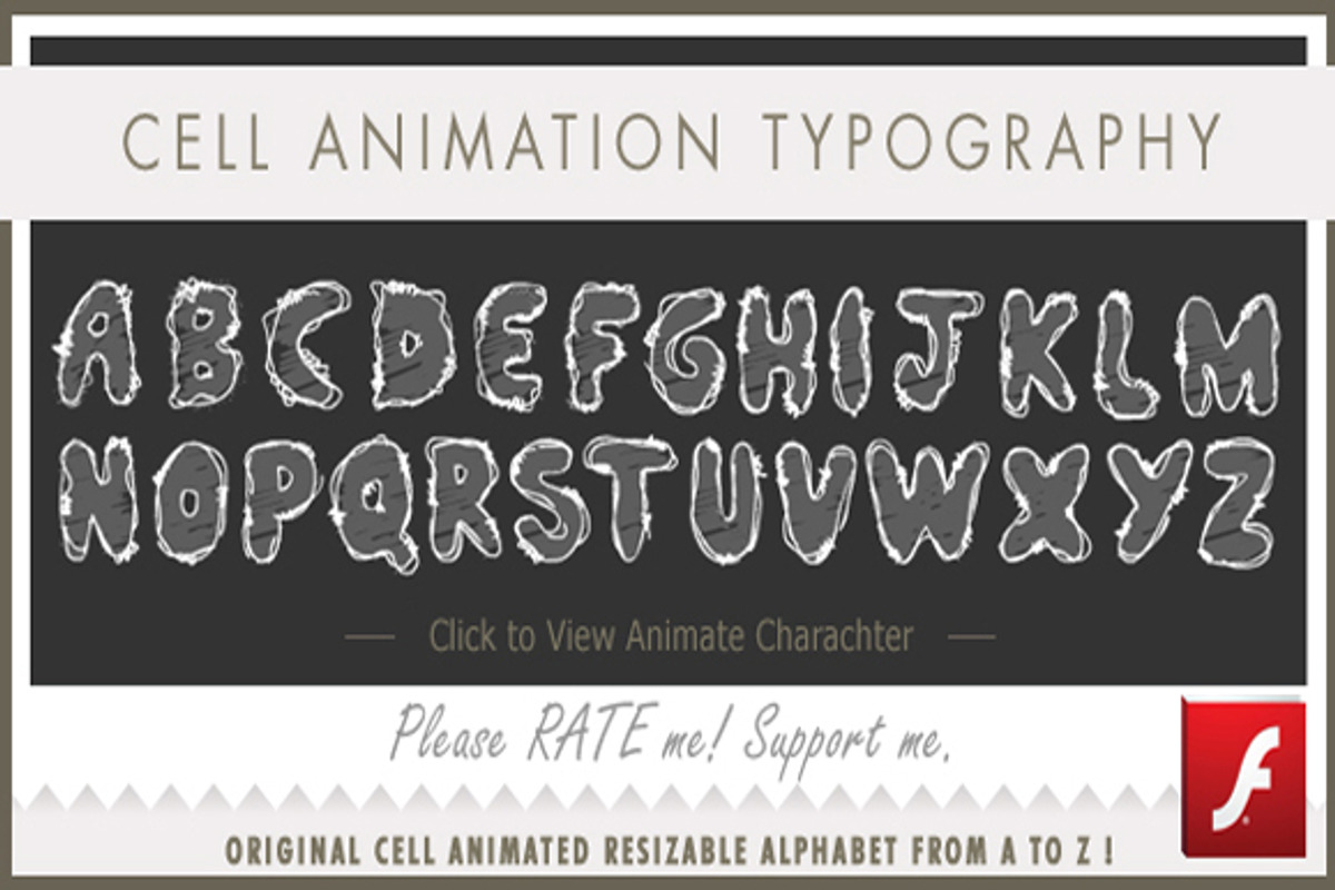 A to Z Font-animations for Christmas