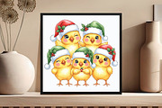 Funny Christmas  Chicken PNG, an Icon by DreamCafeArt (Thumbnail 5 of 6)
