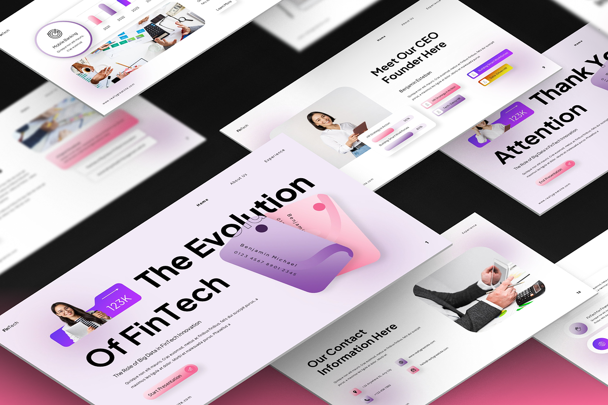 Financial Technology Presentation, a Presentation Template by Annora Studio (Photo 6 of 7)
