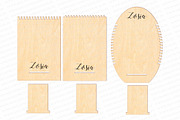 Plywood jewelry stand laser cut svg, a Pattern Graphic by MegaPrezencik (Thumbnail 7 of 8)