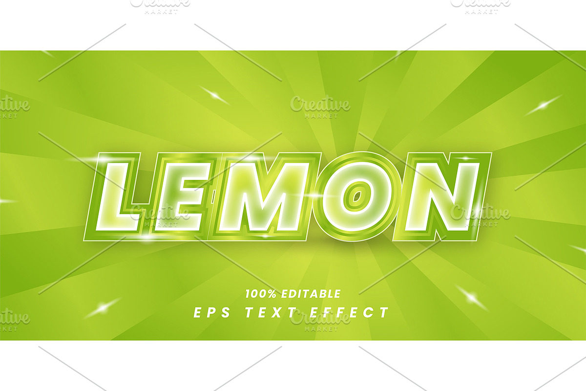 Lemon Editable Text Effect Style, a Layer Style Add-On by mijli