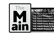 The Main - Modern Sans-Serif, a Sans Serif Font by NicolassFonts (Thumbnail 2 of 4)