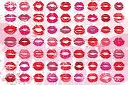 56 Lips big set., an Illustration by redstudio (Thumbnail 2 of 6)