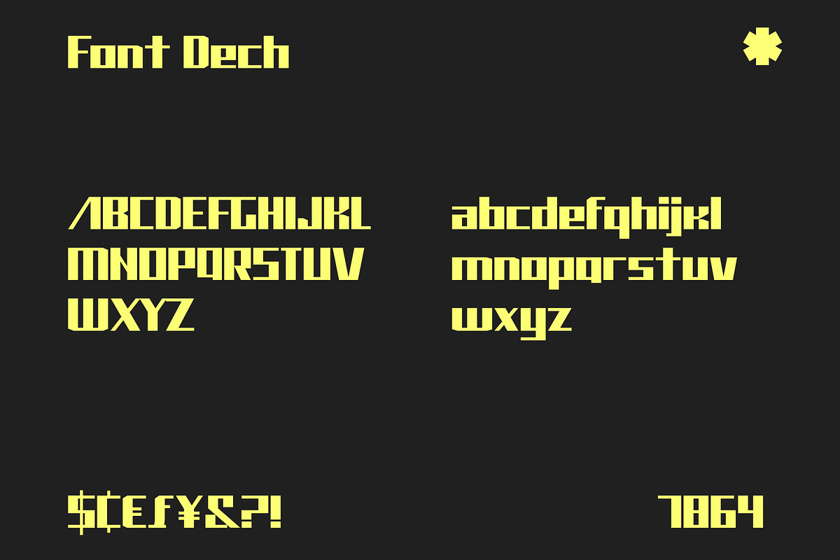Dech Bold Display Font street, a Sans Serif Font by lekseo studio (Photo 3 of 8)