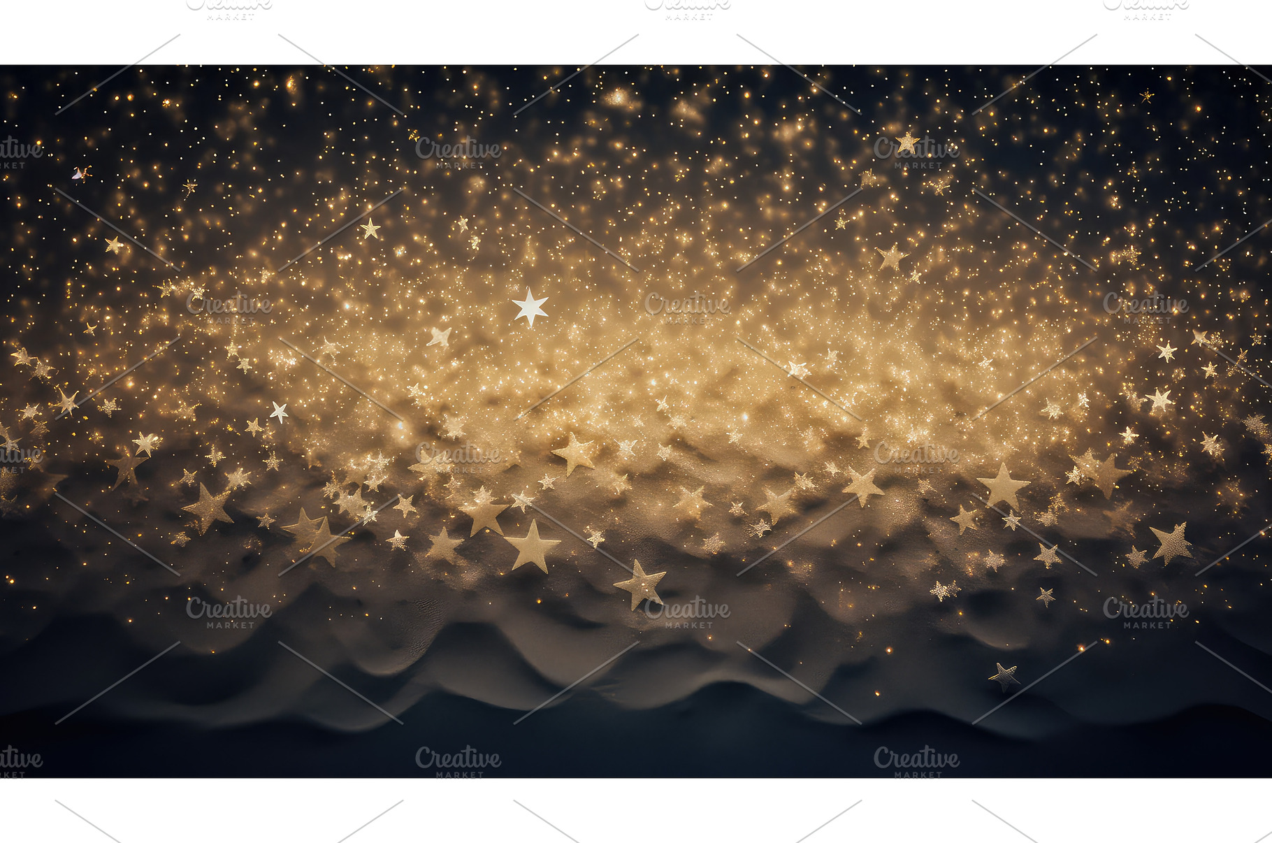 seamless texture stars background ai, an Abstract Photo by pikepicture