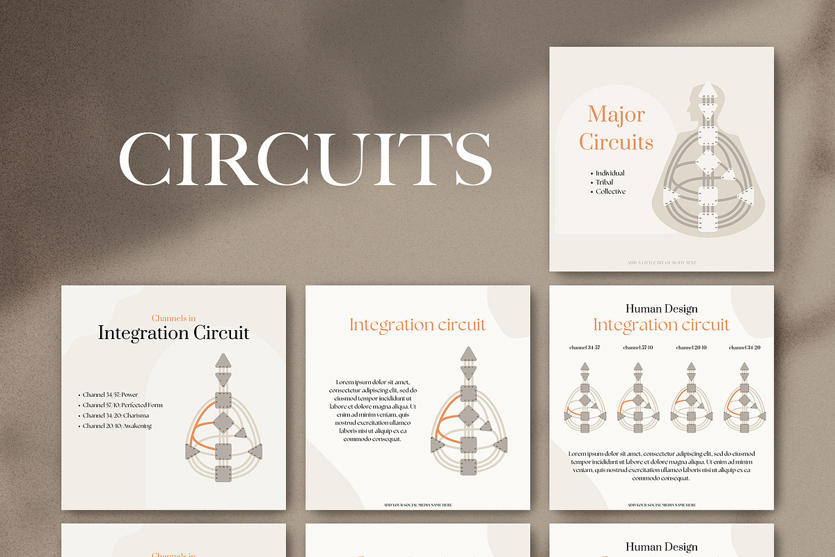 Human Design Instagram Template, a Social Media Template by Backyard Rose (Photo 15 of 28)
