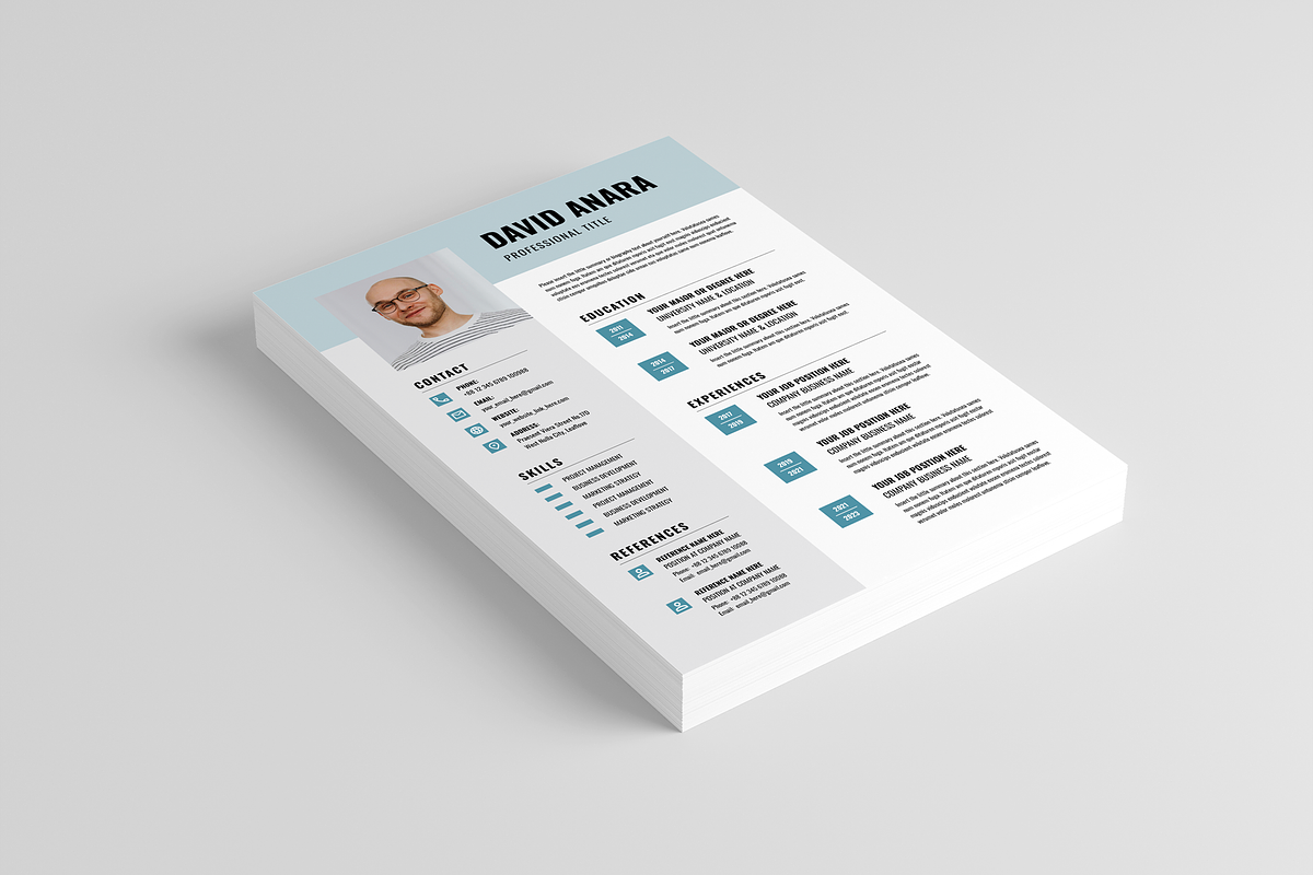 CV Resume, a Resume Template by Leaflove (Photo 2 of 5)