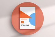 Fun Shape Poster Mockup, a Product Mockup by sagesmask.com (Thumbnail 1 of 2)