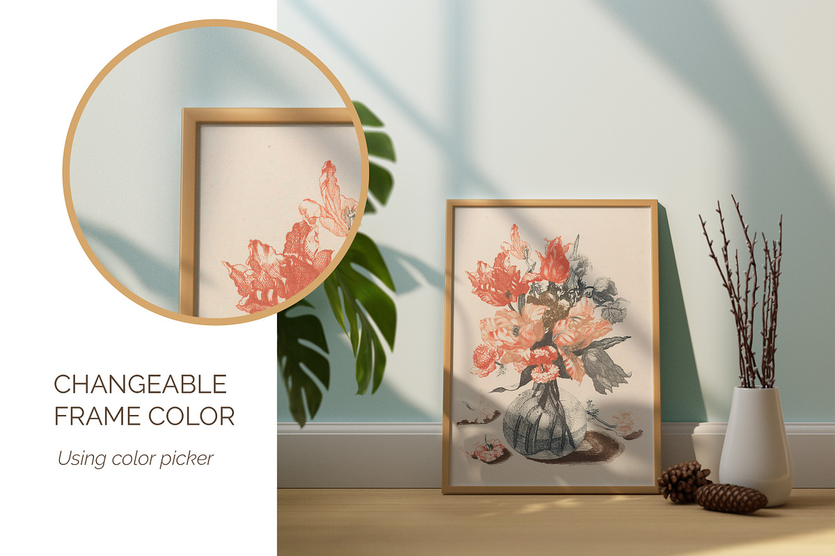 Photo Frame Mockups, a Print Template by simuradi (Photo 9 of 11)