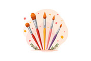 Art Brushes, Books, and School Time, an Object Graphic by Gfx_Store (Thumbnail 6 of 13)