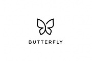 Minimal Butterfly Logo, a Branding & Logo Template by Logocreative (Thumbnail 2 of 2)