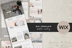 Premium Wix Template For Coaching