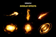 170+ Golden Magic Overlay Effects, an Object Graphic by Mikel Blazgad (Thumbnail 2 of 11)