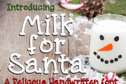 Milk for Santa, a Serif Font by crystal.baier (Thumbnail 1 of 2)