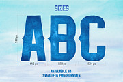 Ice Age - installable SVG font, a Sans Serif Font by Ekaterina Glazkova (Thumbnail 4 of 7)