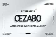 Cezabo | Elegant Serif Typeface, a Serif Font by Astuti Studio (Thumbnail 2 of 18)
