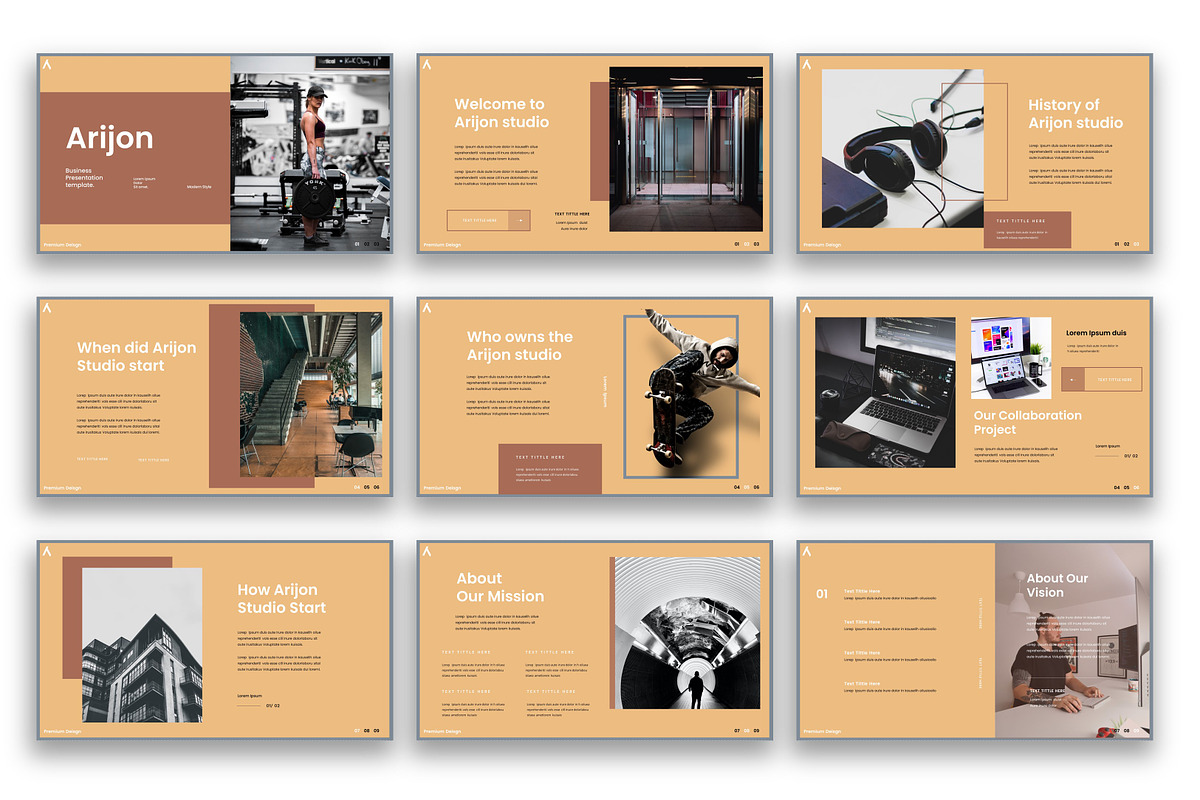Arijon– Business PowerPoint, a Presentation Template by kreatifreya (Photo 2 of 5)