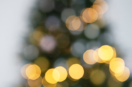 Blurred view of  Christmas tree, a Holiday Photo by Olena Rudo