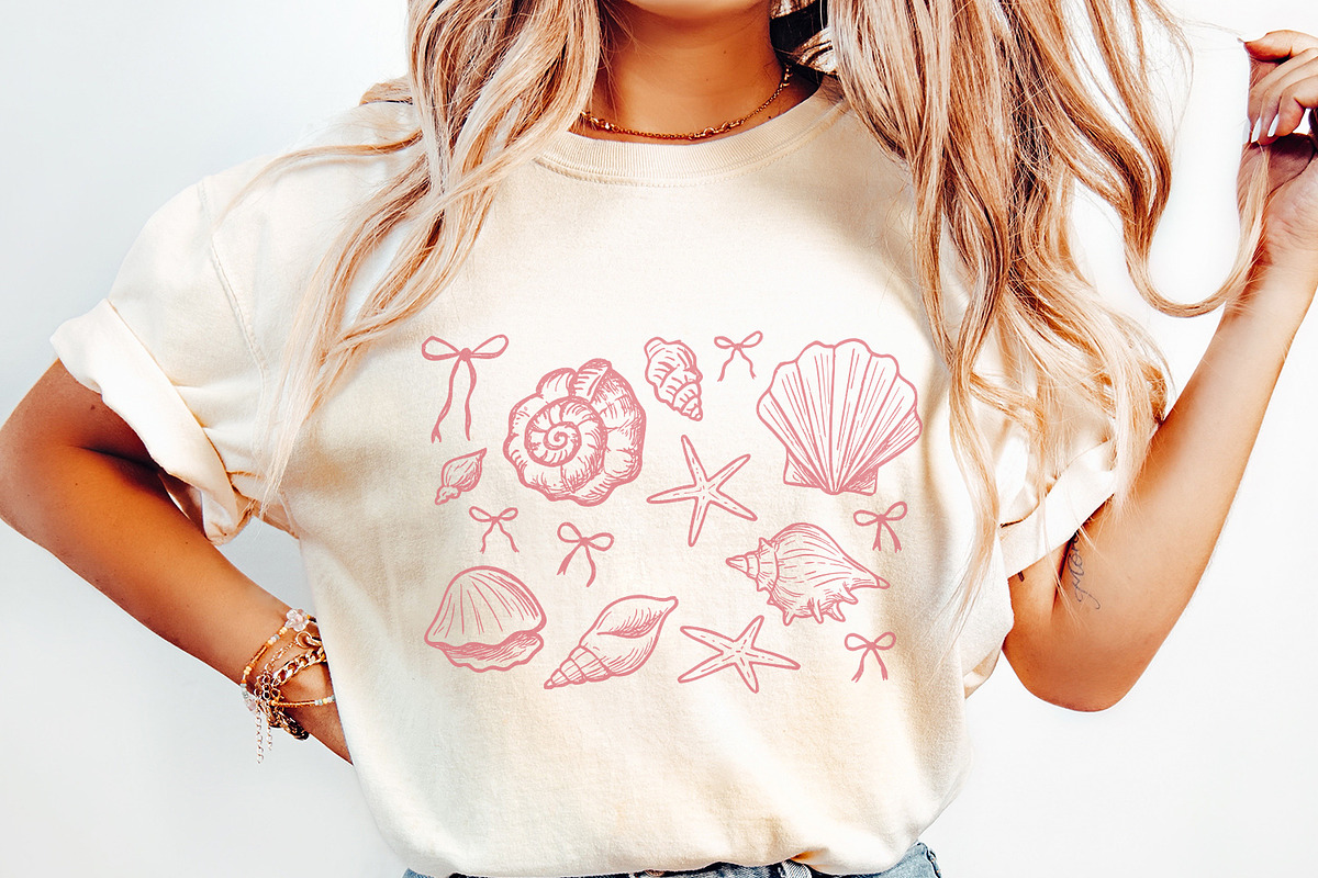 Coquette Seashell PNG, Beach Png, an Illustration by SharpMarketplace (Photo 2 of 9)