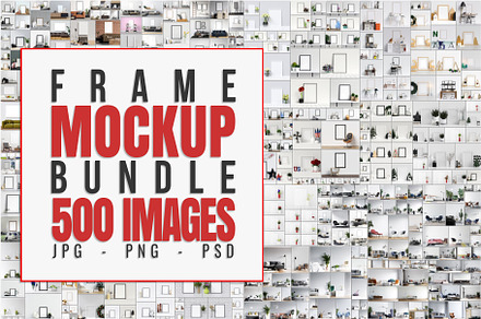 500 Frame Mockup Bundle