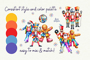 Groovy Disco Christmas, a Seasonal Illustration by Anna Design Studio (Thumbnail 8 of 12)