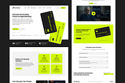 Modern Fintech Bank Landing Page, a Landing Page Template by Dirtytemp Studio (Thumbnail 5 of 6)