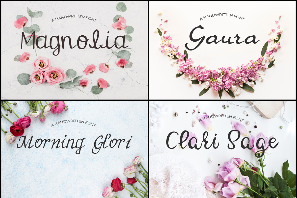 15 Creative Handmade Fonts Bundle preview 3
