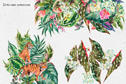 Tropical leaves graphic pack, an Illustration by Belusuab (Thumbnail 8 of 16)