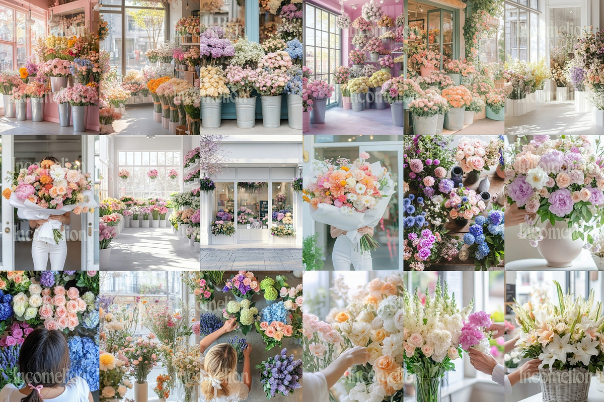 50 Florist Stock Photos, a Nature Photo by Incomelion (Photo 3 of 9)