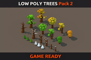 Low Poly Trees Pack 2