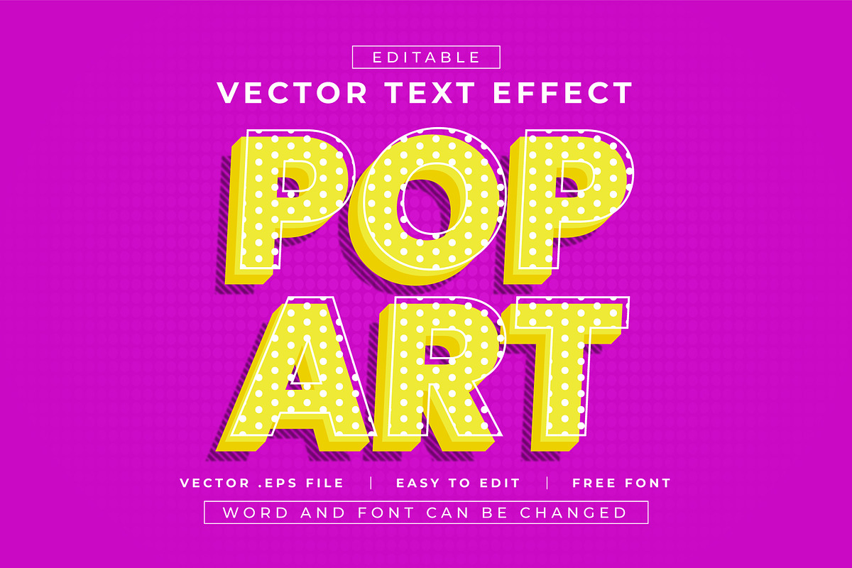 16 Pop Art Style Text Effects | EPS, a Layer Style Add-On by padilah_a (Photo 9 of 20)