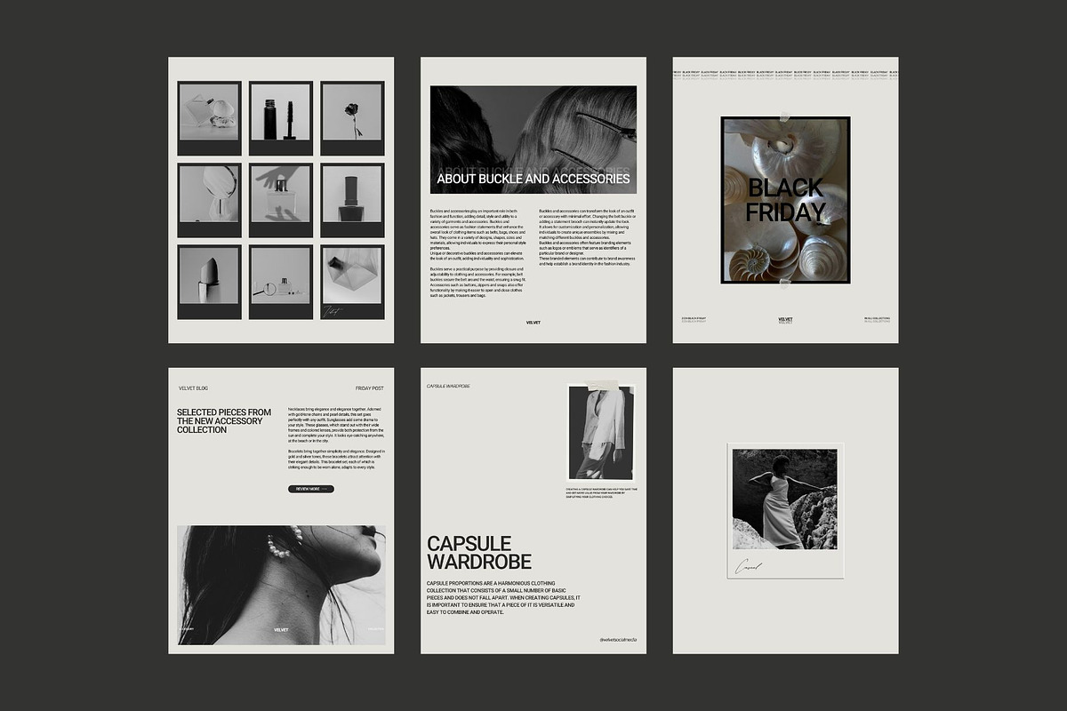 VELVET / Canva Instagram Templates, a Social Media Template by Mia Branding Studio (Photo 2 of 9)