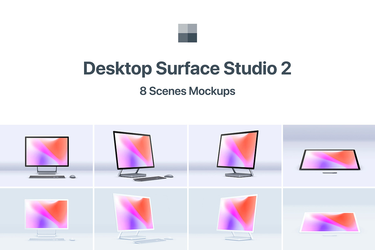 Desktop Surface Studio 2 - Mockups, an iPhone Mockup by Asylab (Photo 2 of 51)